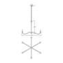 4_Z-Lite Arrington 42" Wide Polished Nickel 6-Light Chandelier more views