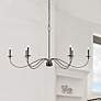 Thumbnail2 of Z-Lite Arrington 63" Wide Bronze 6-Light Candelabra Arm Chandelier