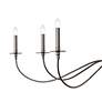 Thumbnail4 of Z-Lite Arrington 63" Wide Bronze 6-Light Candelabra Arm Chandelier more views