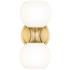 Z-Lite Artemis 10 3/4" High Modern Gold 2-Light Wall Sconce