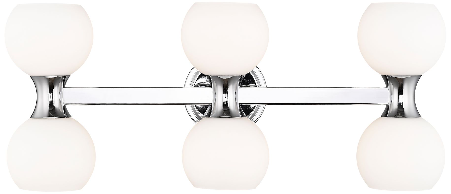 Z-Lite Artemis 25" Wide Chrome 6-Light Vanity Bath Light