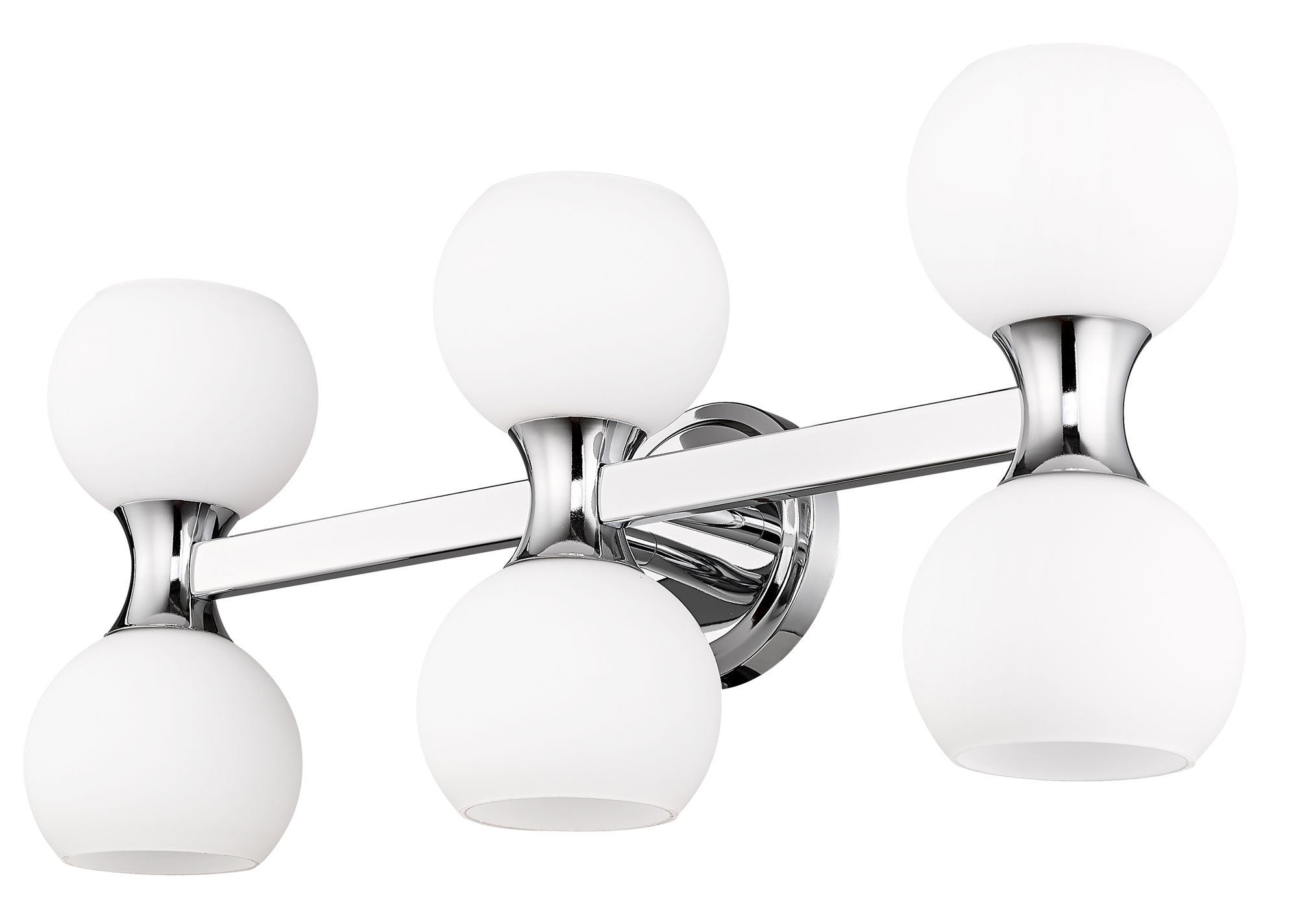 Z-Lite Artemis 25" Wide Chrome 6-Light Vanity Bath Light