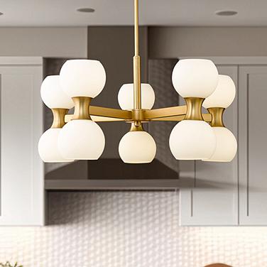 Z-Lite Artemis 25" Wide Modern Gold 10-Light Chandelier
