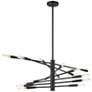 5_Z-Lite Ascension 32" Wide Matte Black 16-Light Chandelier more views