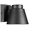 Z-Lite Asher 1 Light Outdoor Wall Sconce in Black