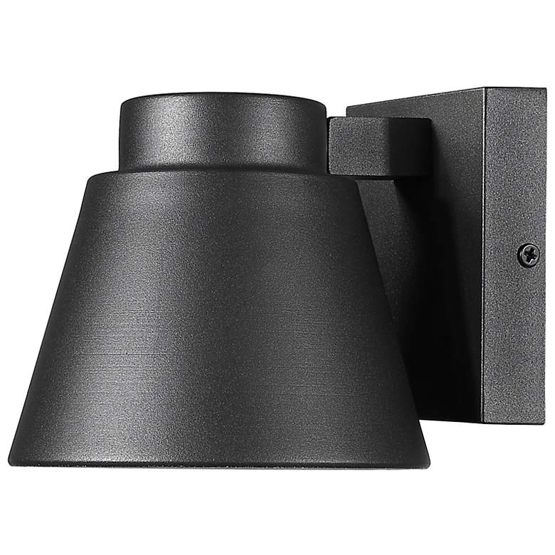 Image 1 Z-Lite Asher 1 Light Outdoor Wall Sconce in Black