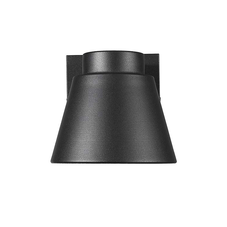 Image 4 Z-Lite Asher 1 Light Outdoor Wall Sconce in Black more views