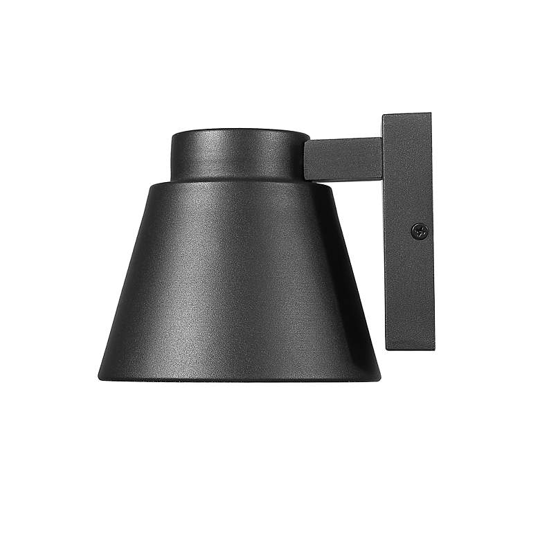 Image 5 Z-Lite Asher 1 Light Outdoor Wall Sconce in Black more views