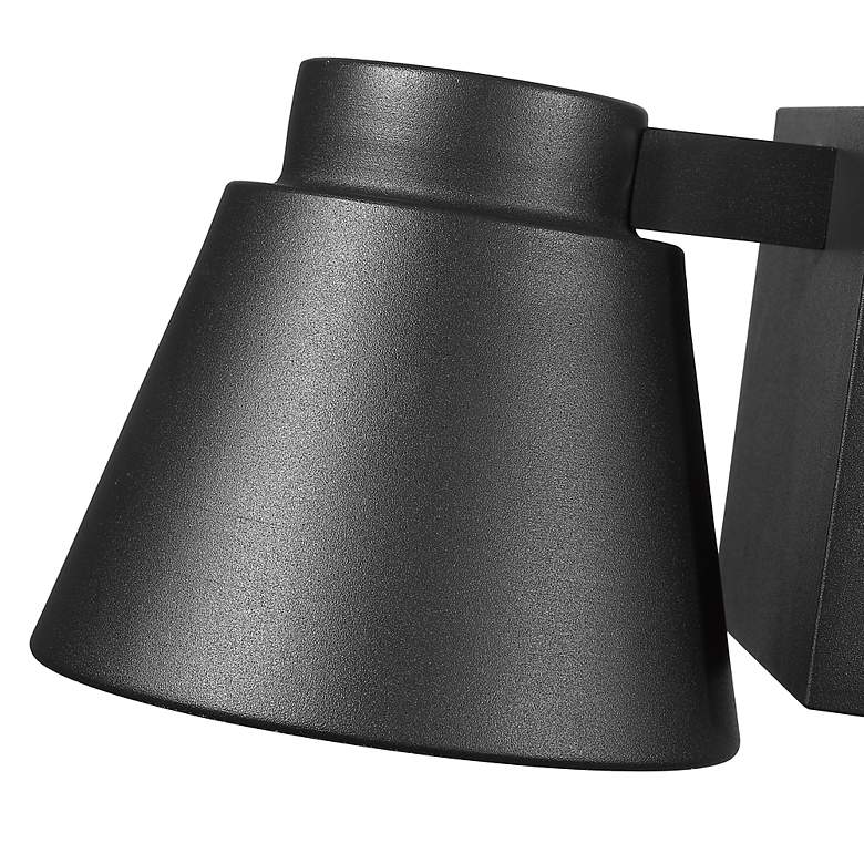 Image 6 Z-Lite Asher 1 Light Outdoor Wall Sconce in Black more views