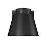 6_Z-Lite Asher 11" High Black LED Outdoor Wall Light more views