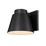 7_Z-Lite Asher 11" High Black LED Outdoor Wall Light more views