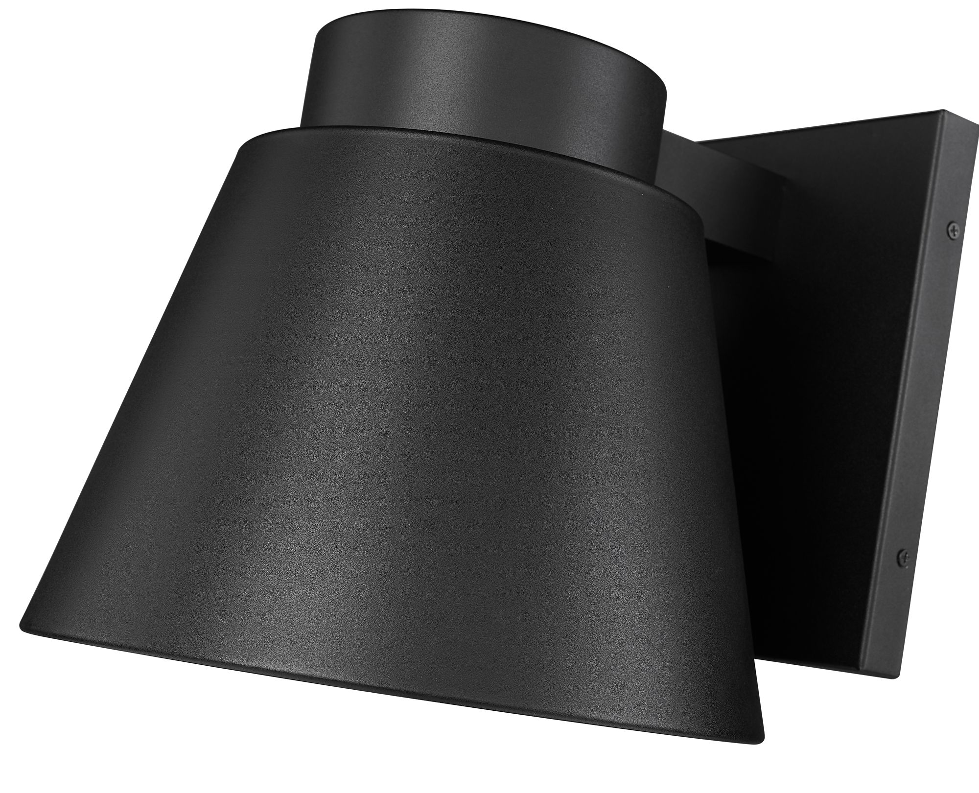 Z-Lite Asher 11" High Black LED Outdoor Wall Light in scene