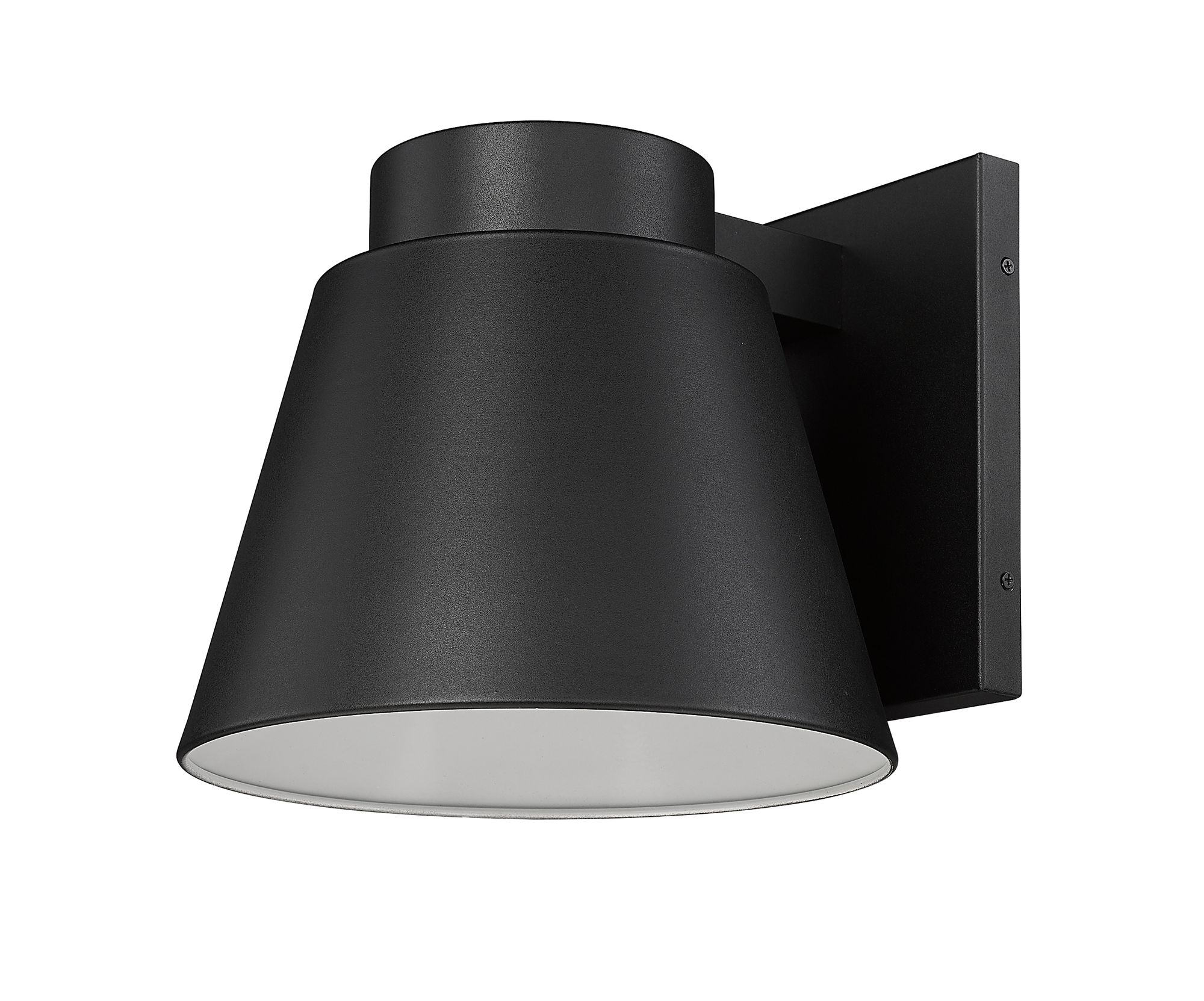 Z-Lite Asher 11" High Black LED Outdoor Wall Light in scene