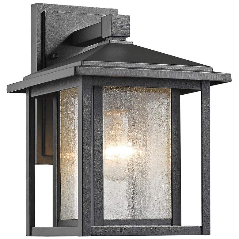 Image 1 Z-Lite Aspen 1 Light Outdoor in Black