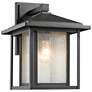 Z-Lite Aspen 13" High Black Outdoor Wall Light