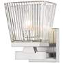 2_Z-Lite Astor 1 Light Wall Sconce in Brushed Nickel