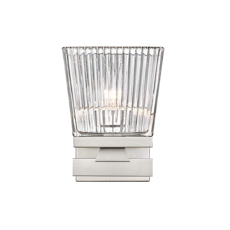 Image 5 Z-Lite Astor 1 Light Wall Sconce in Brushed Nickel more views