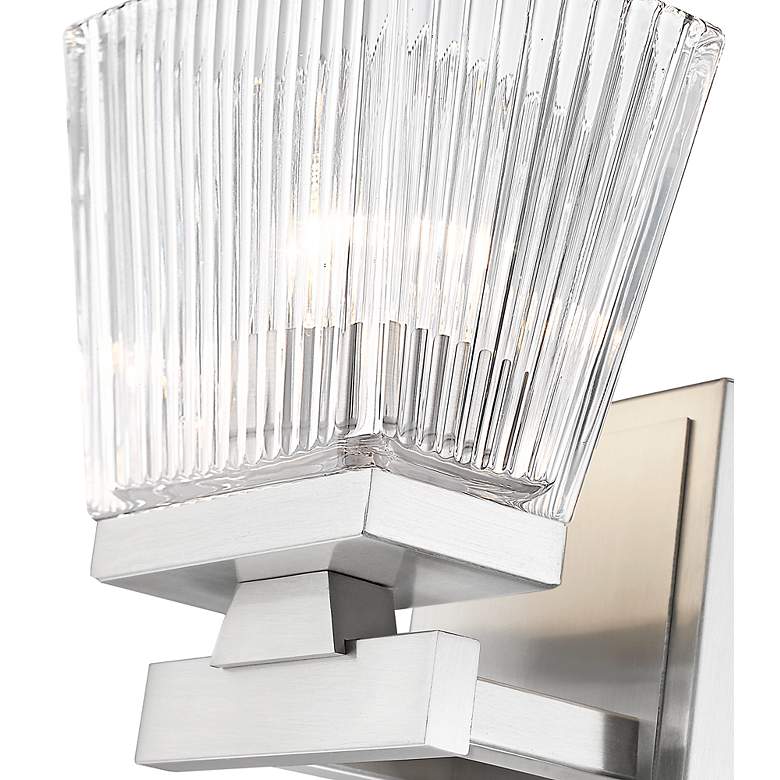 Image 6 Z-Lite Astor 1 Light Wall Sconce in Brushed Nickel more views