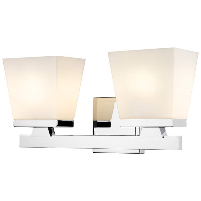 Image 1 Z-Lite Astor 16" Wide Chrome 2-Light Vanity Bath Light