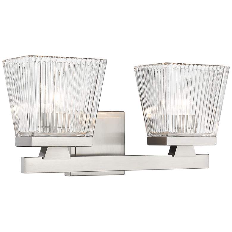 Image 1 Z-Lite Astor 2 Light Vanity in Brushed Nickel