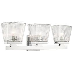 Z-Lite Astor 23" Wide Chrome 3-Light Bath Light