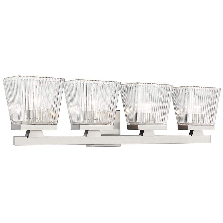 Image 1 Z-Lite Astor 4 Light Vanity in Brushed Nickel