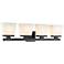 Z-Lite Astor 4 Light Vanity in Matte Black