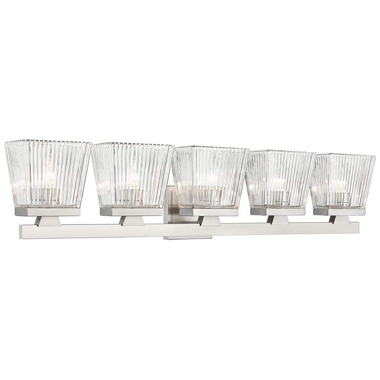 Image 1 Z-Lite Astor 5 Light Vanity in Brushed Nickel