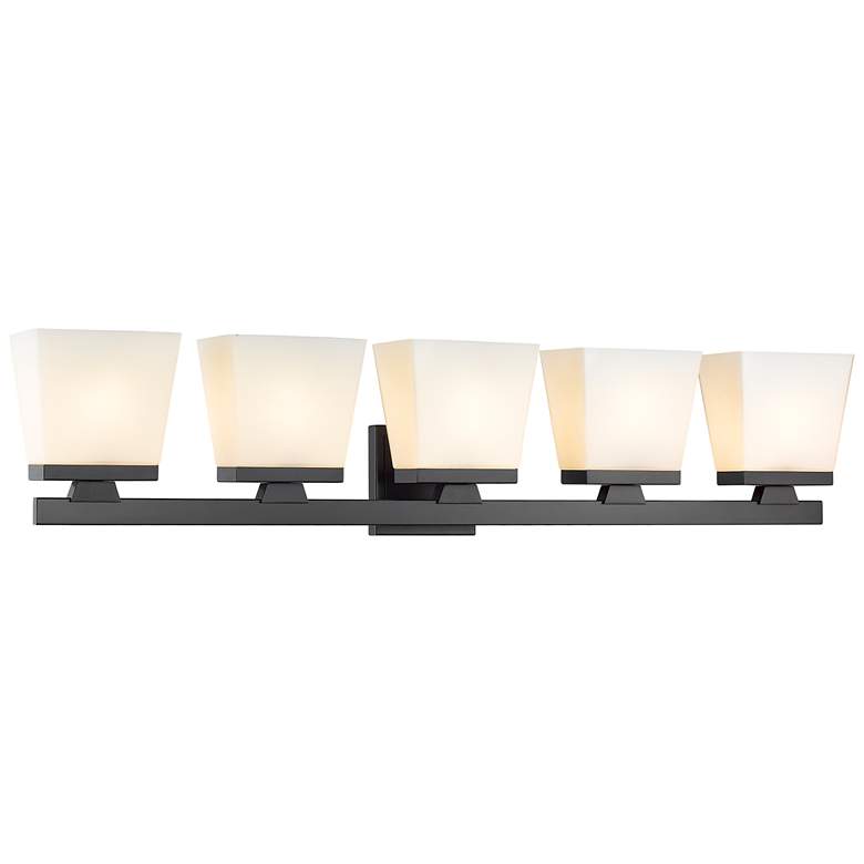 Image 1 Z-Lite Astor 5 Light Vanity in Matte Black