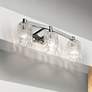 1_Z-Lite Aubrey 22 1/2" Wide 3-Light Chrome and Glass Modern Bath Light