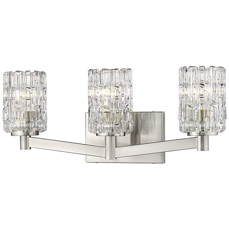 Image 1 Z-Lite Aubrey 22 1/2" Wide 3-Light Vanity in Brushed Nickel