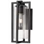 2_Z-Lite Aura 12 3/4" High Black Outdoor Wall Light