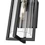 7_Z-Lite Aura 12 3/4" High Black Outdoor Wall Light more views