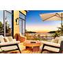 3_Z-Lite Aura 22 1/4" High Black Outdoor Wall Light more views
