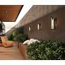4_Z-Lite Aura 22 1/4" High Black Outdoor Wall Light more views