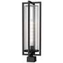 1_Z-Lite Aura 24 1/2" High Black Outdoor Post Light