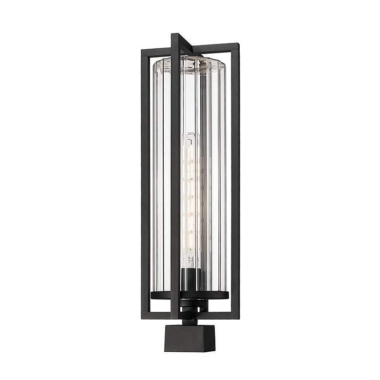 Image 2 Z-Lite Aura 24 1/2" High Black Outdoor Post Light more views