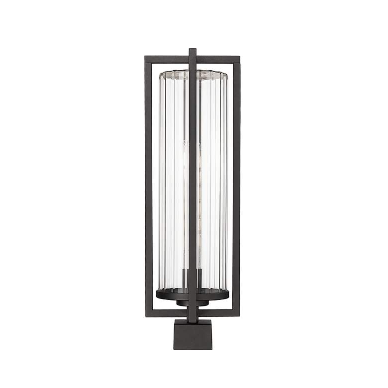 Image 3 Z-Lite Aura 24 1/2" High Black Outdoor Post Light more views