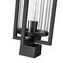 4_Z-Lite Aura 24 1/2" High Black Outdoor Post Light more views