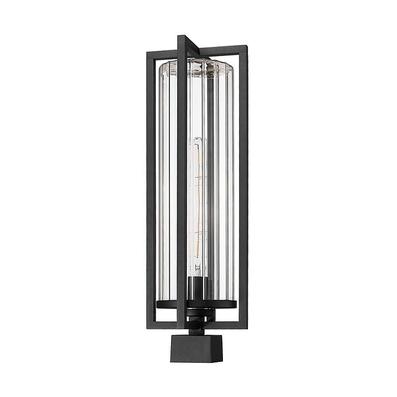 Image 5 Z-Lite Aura 24 1/2" High Black Outdoor Post Light more views