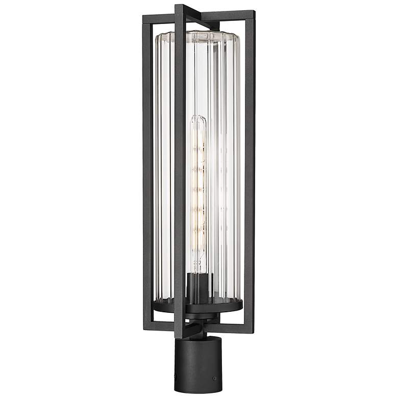 Image 1 Z-Lite Aura 25 3/4" High Black Outdoor Post Light