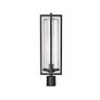 3_Z-Lite Aura 25 3/4" High Black Outdoor Post Light more views