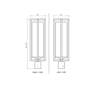6_Z-Lite Aura 25 3/4" High Black Outdoor Post Light more views