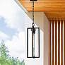1_Z-Lite Aura 25" High Black Outdoor Hanging Light