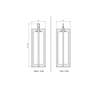 4_Z-Lite Aura 25" High Black Outdoor Hanging Light more views