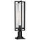 Z-Lite Aura 27 3/4" High Black Outdoor Pier Light