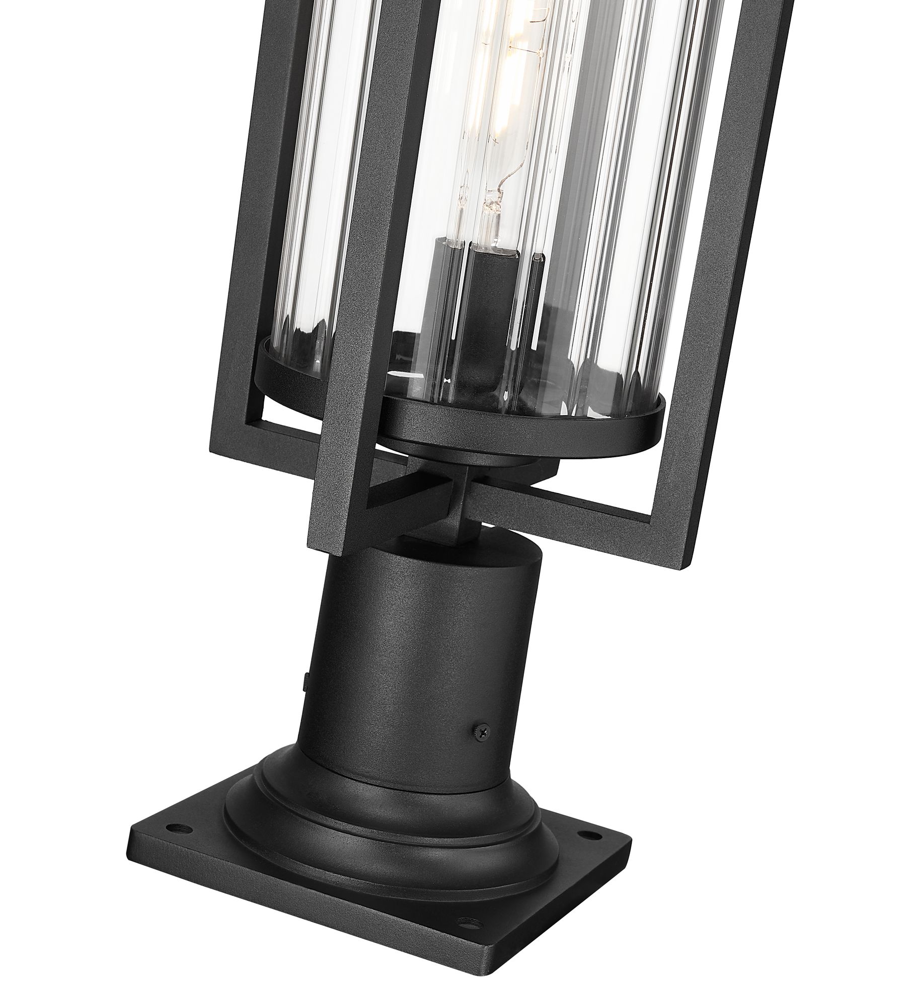 Image 5 Z-Lite Aura 27 3/4" High Black Outdoor Pier Light more views