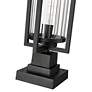 6_Z-Lite Aura 27" High Black Outdoor Pier Light more views