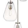 5_Z-Lite Ayra 18" Wide Brushed Nickel and Glass Multi-Light Pendant more views