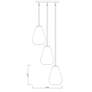 Z-Lite Ayra 18" Wide Olde Brass and Clear Glass Multi-Light Pendant in scene